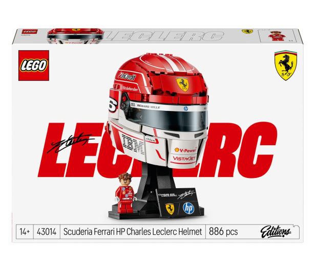LEGO EDITIONS 43014 Kask Charles Leclerc Scuderia Ferrari HP - 1517900 - zdjęcie